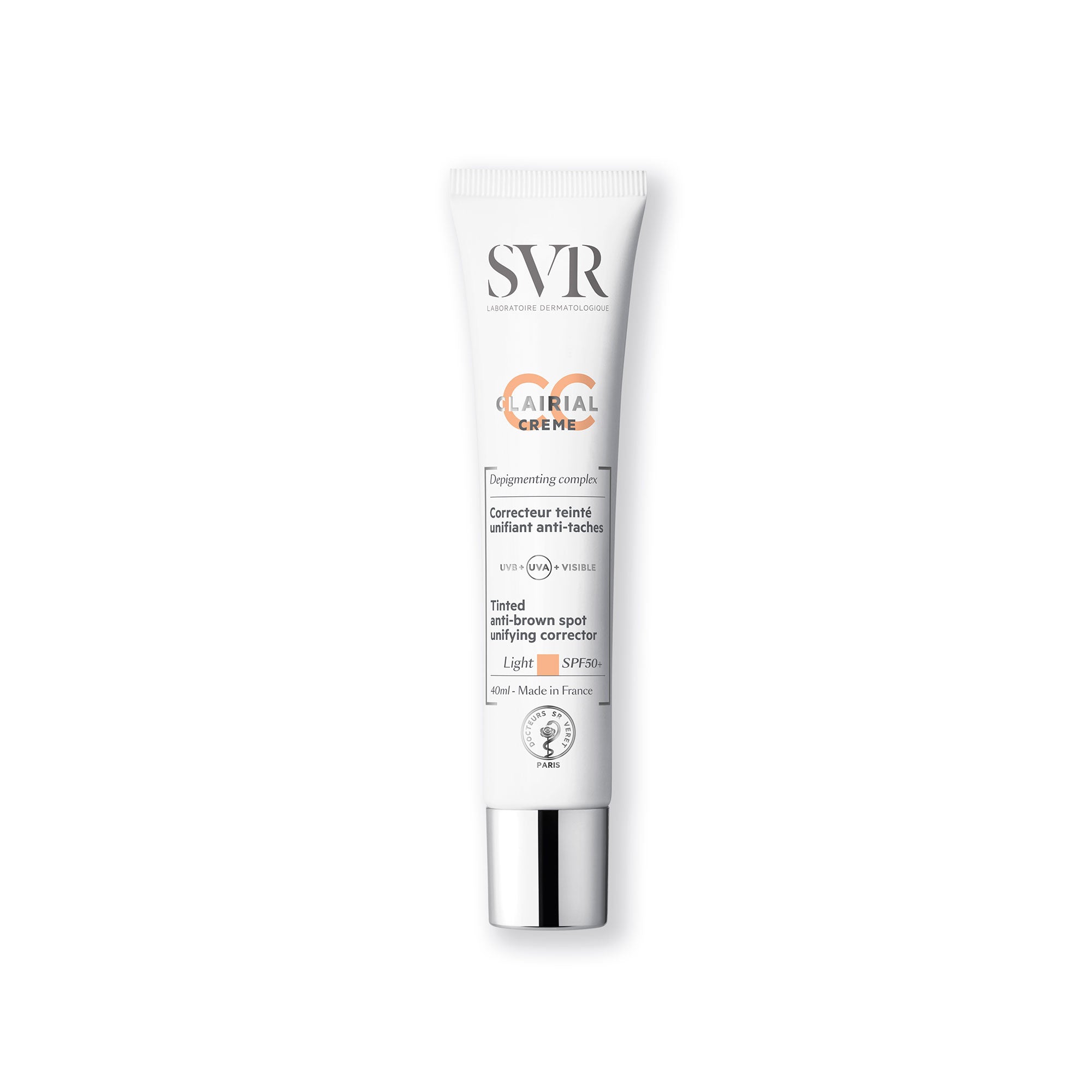 SVR CLAIRIAL CC SPF 50+ LIGHT 40 ML